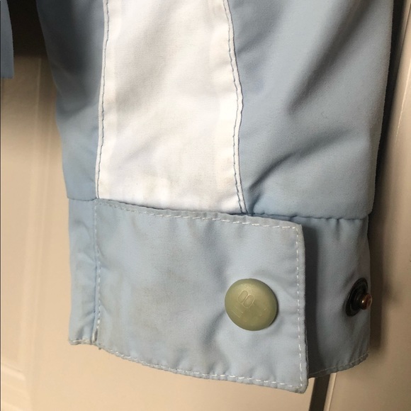 COLUMBIA -M- Spring/Fall Fleece Lined Jacket in baby blue - Picture 8 of 9